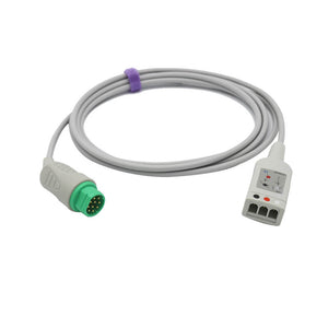 Compatible Draeger ECG Trunk Cable AHA 10 Pin Connector - sinokmed