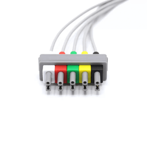 Compatible Philips ECG 5 Leadwires IEC European Standard Pinch/Grabber