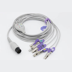 thumbnail image 2 of 7-Pin 5-Lead ECG Cable For CONTEC Patient Monitors – Snap, Green Port – New Version 2 of 6