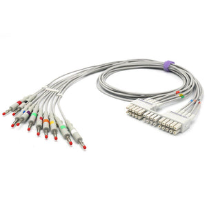 Compatible Mortara 9293-041-50 EKG Leadwire AHA Banana 4.0 Connector - sinokmed