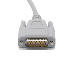 Compatible Nihon Kohden EKG Cable BJ-903D Leads Wires IEC Pinch/Grabber European Standard Connector