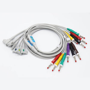 Compatible Philips 989803151631 EKG 10 Leadwire IEC European Standard Banana 4.0mm Connector - sinokmed
