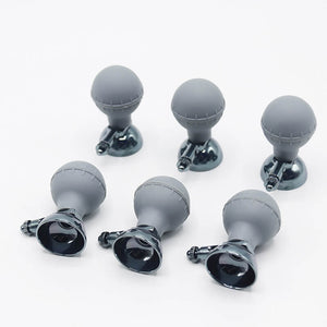 Universal EKG Suction Electrode Ball Adult Size Ag/AgCI Grey Set of 6 - sinokmed