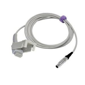 Compatible CSI Criticare 518LD SpO2 Adapter Extension Cable 7.2 ft - sinokmed