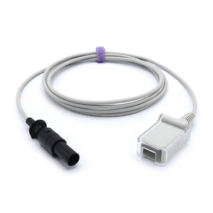 Compatible Novametrix SpO2 Adapter Extension Cable 7.2 ft 7-pin connector