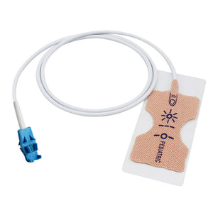 Compatible GE OXYTIP Disposable Oximax Spo2 Adhesive Sensor 8 Pins Pediatric Probe 12 Pack - sinokmed