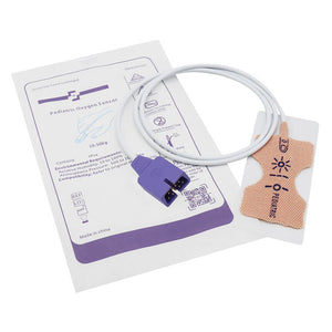 Compatible Nellcor Disposable Spo2 Sensor Probe MAX-P 9 Pin Pediatric 12 Pack - sinokmed