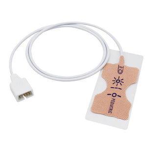 Compatible Nellcor D20 Disposable Spo2 Sensor Probe non-Oximax 7 Pin Pediatric 12 Pack - sinokmed