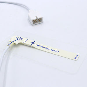 Compatible Nellcor N25 Disposable Spo2 Sensor Neonate/Adult Adhesive Foam Sensor 7 Pins 12 Pack - sinokmed