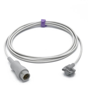 Compatible Mindray Spo2 Sensor Infant Wrap Nellcor Oximax 9.8 ft 8 Pins Connector
