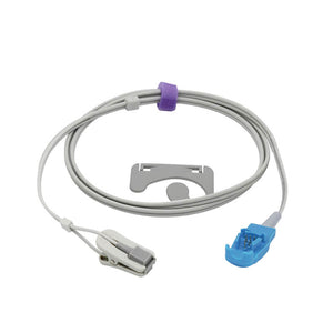 Compatible for Datex  Ohmeda OXY-E4-N Spo2 Sensor Ear Clip 3.2 ft UN Connector - sinokmed