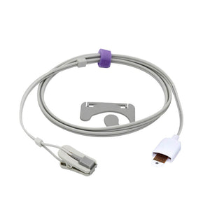 Compatible Masimo 1269 Spo2 Sensor LNOP  DCI  Adult Ear Clip 3.2 ft - sinokmed