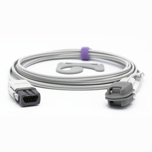 Compatible Mindray Datascope Spo2 Sensor Adult Soft 9.8 ft 8 Pins Connector