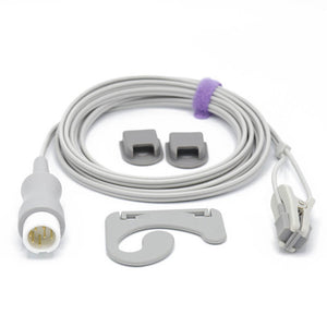 Compatible for Mindray  Spo2 Sensor Masimo Tech Ear Clip 9.8 ft 7 Pins Connector