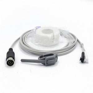 Compatible Mindray Datascope Spo2 Sensor Multi-Y 9.8 ft 8 Pins Connector