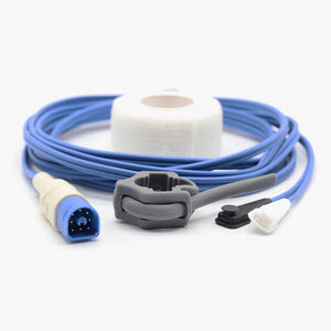 Compatible Philips Spo2 Sensor Multi-site 9.8 ft 8 Pins Connector - sinokmed