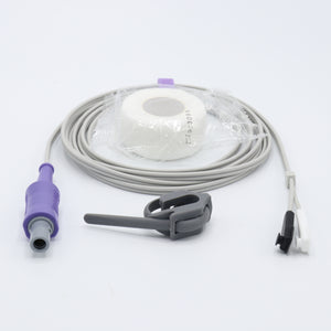 Compatible Comen SpO2 Sensor Reusable Multu-Y 9.8 ft Connector - sinokmed