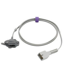 Compatible MEK SpO2 Sensor Reusable Neonate Wrap Connector 3.2 ft 7 Pins Connector - sinokmed
