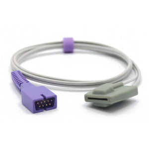 Compatible Nellcor Spo2 Sensor Pediatric Soft 3.2 ft 9 Pins Connector