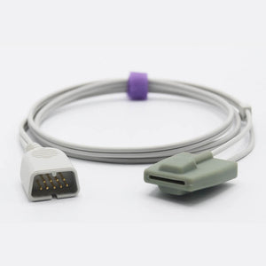 Compatible Nihon Kohden Spo2 Sensor Pediatric Soft 3.2 ft 9 Pins Connector - sinokmed