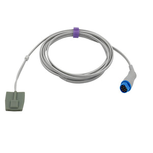 Compatible Draeger Siemens Spo2 Sensor Pediatric Soft 9.8 ft 10 Pins Connector - sinokmed