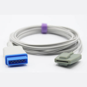 Compatible for GE Marquette Spo2 Sensor Nellcor Technology Pediatric Soft 9.8 ft 11 Pins Connector - sinokmed