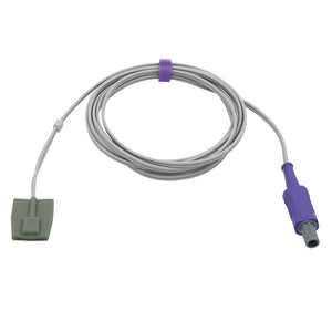 Compatible Kontron Reusable SpO2 Sensor Pediatric Soft 9.8 ft 7 Pins Connector - sinokmed