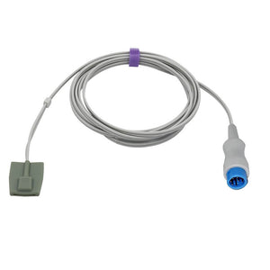 Compatible Mindray T5/T8 Spo2 Sensor Pediatric soft 9.8 ft 7 Pin Connector - sinokmed