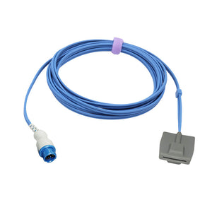 Compatible Spo2 Sensor for Philips Pediatric Soft 9.8 ft 12 Pins Connector - sinokmed