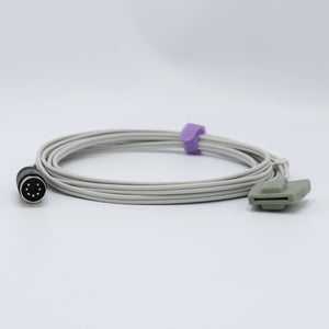 Compatible Schiller SpO2 Sensor Masimo Technology Pediatric Soft 9.8 ft 7 Pins Connector - sinokmed