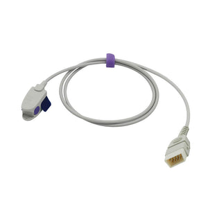 Compatible for Smiths BCI Spo2 Sensor 3178 Pediatric Clip 3.2 ft 9 Pins Connector - sinokmed