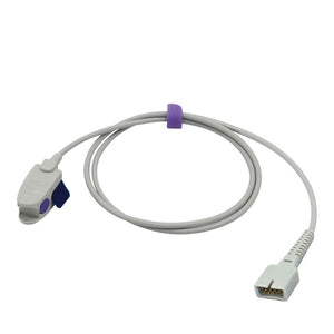 Compatible Datex Ohmeda Spo2 Sensor Pediatric Clip 3.2 ft 9 Pins Connector - sinokmed