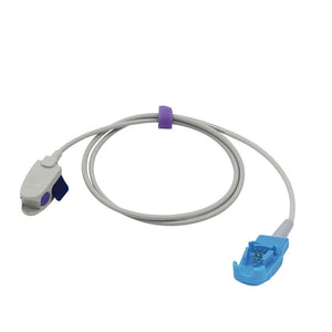Compatible for Datex Ohmeda OXY-E-UN  Spo2 Sensor Adult Finger Clip 3.2 ft UN Connector - sinokmed