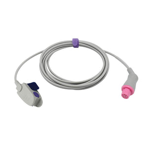 Compatible Artema SpO2 Sensor Reusable Pediatric Clip 9.8 ft Connector - sinokmed