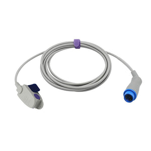 Compatible Biolight SpO2 Sensor Pediatric Clip 9.8 ft 7 Pins Connector - sinokmed