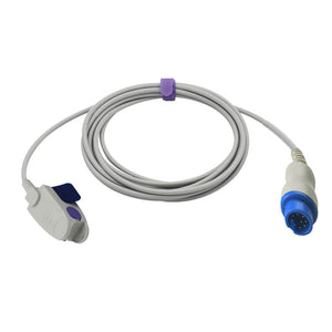 Compatible Biolight SpO2 Sensor Pediatric Clip 9.8 ft 9 Pins Connector - sinokmed