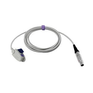 Compatible forCSI 1563-10L Pediatric Clip Spo2 Sensor 9.8 ft 5 Pins Connector - sinokmed