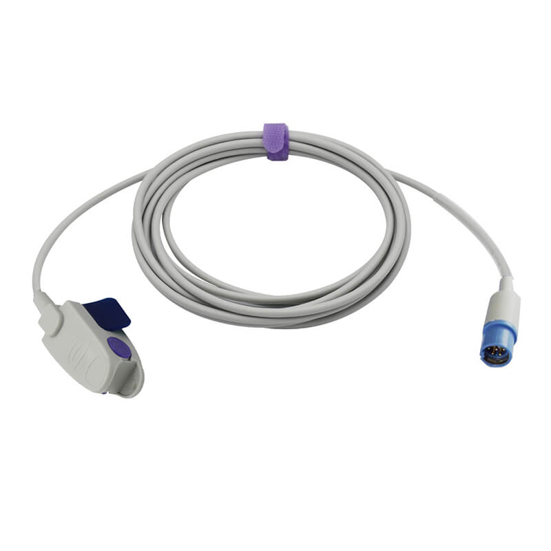 Siemens Spo2 Sensor Compatible Draeger Siemens Spo2 Sensor Pediatric Clip 9.8 ft 7 Pins Co ...
