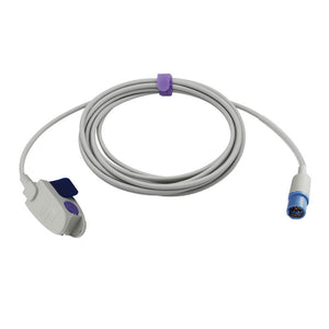 Compatible Draeger Siemens Spo2 Sensor Pediatric Clip 9.8 ft 7 Pins Connector - sinokmed