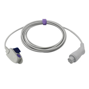 Compatible for Datex Ohmeda Spo2 Sensor Pediatric Clip 9.8 ft 10 Pins Connector - sinokmed