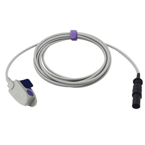 Compatible for Datex Ohmeda PR-A120-1017 Spo2 Sensor Pediatric Clip 9.8 ft 7 Pins Connector - sinokmed