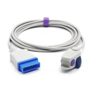 Compatible GE Datex Ohmeda Spo2 Sensor Pediatric Clip 9.8 ft 11 Pins Connector