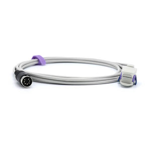 Compatible Schiller SpO2 Sensor Masimo Technology Pediatric Clip 9.8 ft 7 Pins Connector