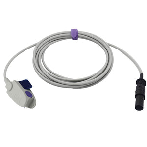 Compatible Spacelabs Spo2 Sensor Pediatric Clip 9.8 ft 7 Pins Connector - sinokmed
