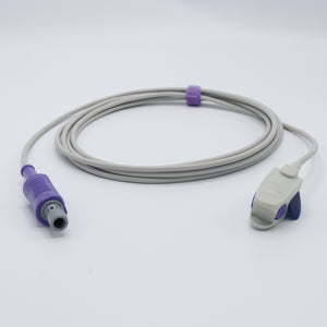 Compatible Comen SpO2 Sensor Reusable Pediatric Clip 9.8 ft Connector - sinokmed