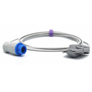 Compatible Mindray Spo2 Sensor Adult soft Nellcor Tech 9.8 ft 12 Pins Connector