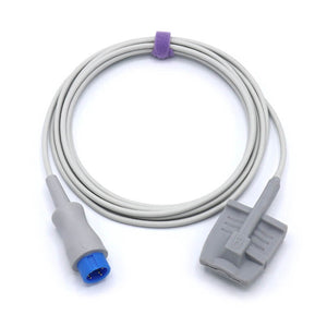 Compatible Mindray T5/T8 Spo2 Sensor Adult Soft 9.8 ft 7 Pin Connector