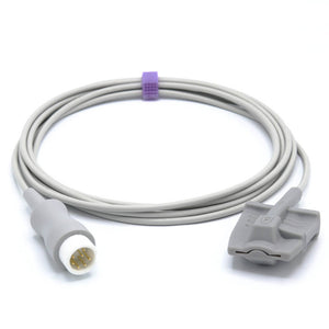 Compatible for Mindray  Spo2 Sensor Masimo Tech Adult Soft 9.8 ft 7 Pins Connector