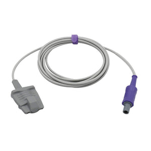 Compatible Neussoft SpO2 Sensor Reusable Adult Soft 9.8 ft 7 Pins Connector - sinokmed