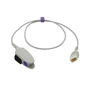 Compatible for Smiths BCI Spo2 Sensor Finger Clip 3044/3444 3.2 ft 9 Pins Connector - sinokmed